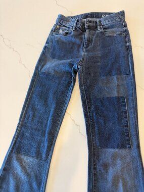 DUST JEANS WITH PATCHES